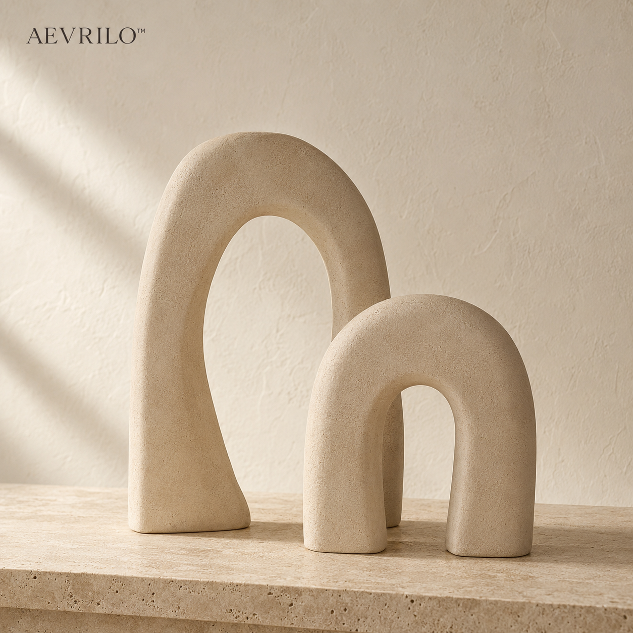 Aevrilo™ Oria Decorative Arch Sculptures – Set of 2